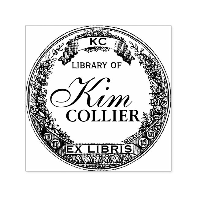 Ex Libris - Bookplate Stamp - Customised (Design)