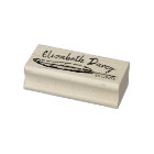 Ex Libris Bookplate Vintage Feather Library Custom