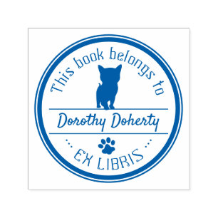 Ex Libris   Cute Cat Self-inking Stamp