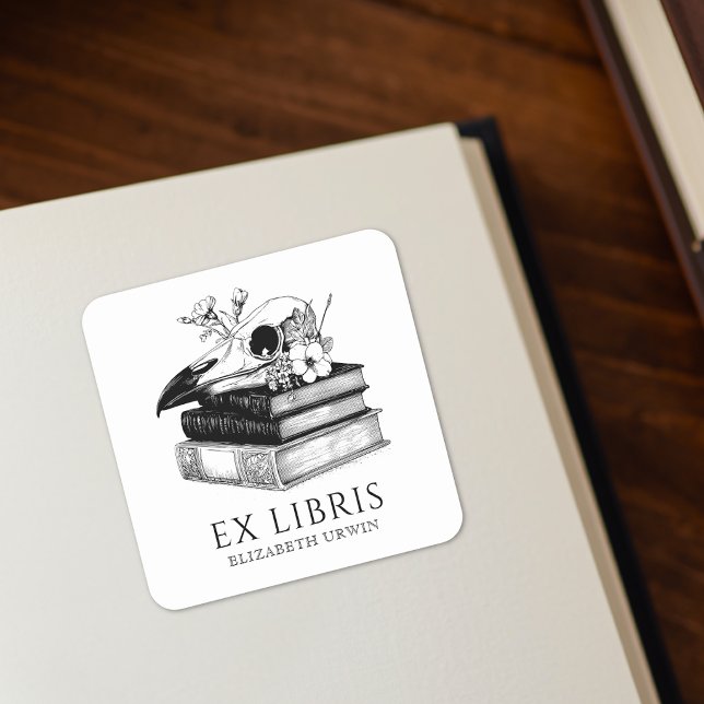 Ex Libris Gothic Custom Bookplate Sticker (Creator Uploaded)
