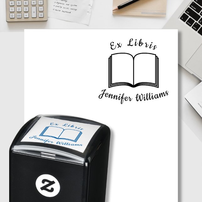 Ex Libris Library Custom Teacher Name And Book Self-inking Stamp (Creator Uploaded)