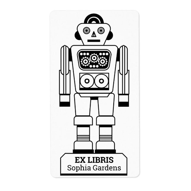 Ex Libris - Robot Librarian v2 (Front)