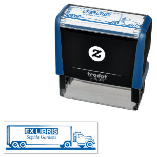Ex Libris - Truck Self-inking Stamp