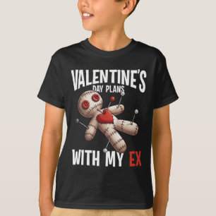Ex Lover Voodoo Doll Valentines Day Plan Funny Rev T-Shirt