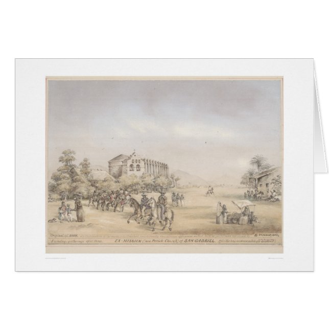 Ex-Mission... of San Gabriel (1318) (Front Horizontal)