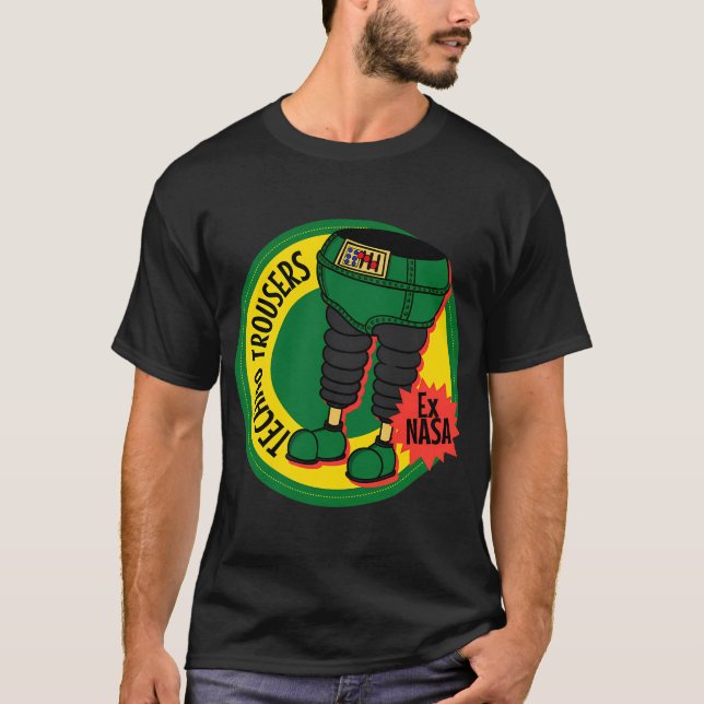 Ex Nasa Techno Trousers T-Shirt (Front)
