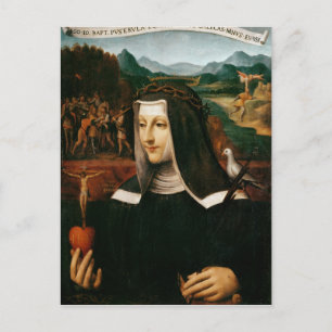 Ex Voto dedicated to St. Catherine of Siena Postcard