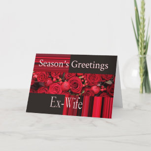 Ex Wife Merry Christmas card
