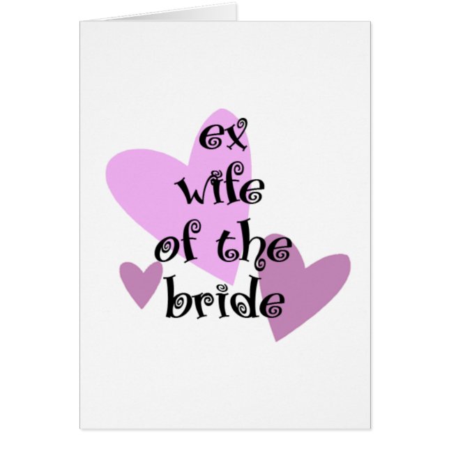 Ex-Wife of the Bride (Front)