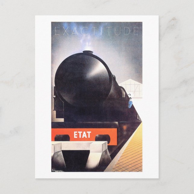 Exactitude Etat Postcard (Front)