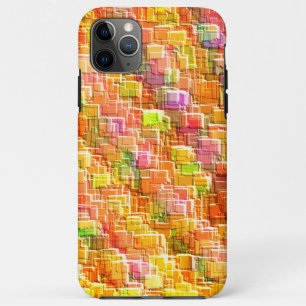 Exaggerated mess of embossed square overlays throw Case-Mate iPhone case