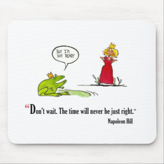 Exam motivational quote by Napoleon Hill - Mouse Pad
