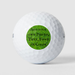 Example: Add you own Photo and Text etc. Golf Balls