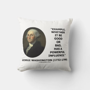 Example Good Or Bad Powerful Influence Washington Cushion
