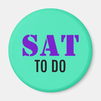 EXAMPLE: ONLY COLOR / mint + your text Magnet