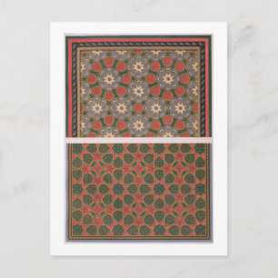 Examples of ceiling decorations, from 'Arab Art as Postcard