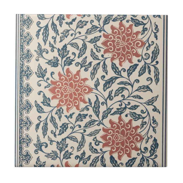 Examples of Chinese Ornament Pl. 41 by Owen Jones Tile (Front)