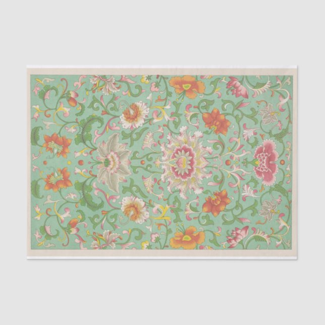 Examples of Chinese Ornament Pl. 67 by Owen Jones Tissue Paper (Front)