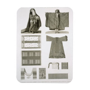 Examples of Silk and Egyptian Costumes, from 'Desc Magnet