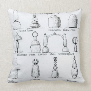 Examples of Topiary Work, 1902 (engraving) (b/w ph Cushion