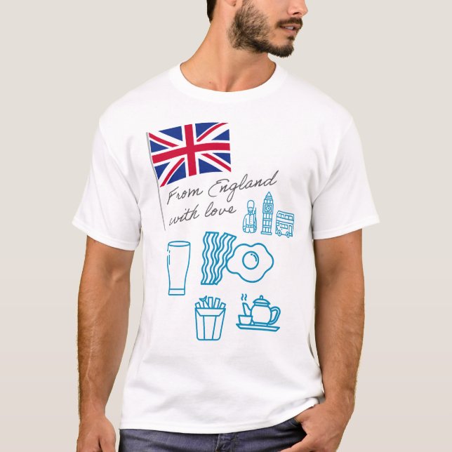EXANGLIA (Blue + Grey) T-Shirt (Front)