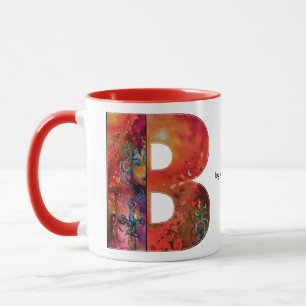 EXCALIBUR  B LETTER / FANTASY MONOGRAM MUG