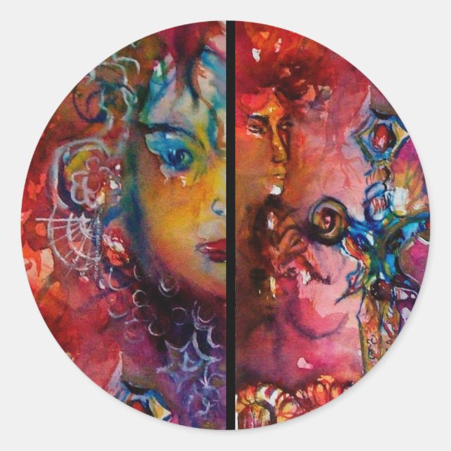 EXCALIBUR CLASSIC ROUND STICKER (Front)