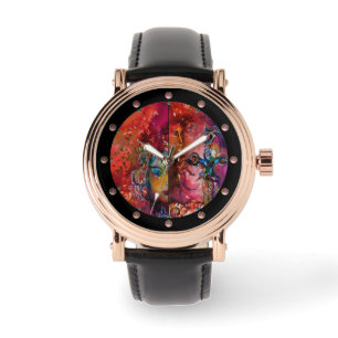 EXCALIBUR ,Magıc Sword Red Purple Blue Fantasy Watch