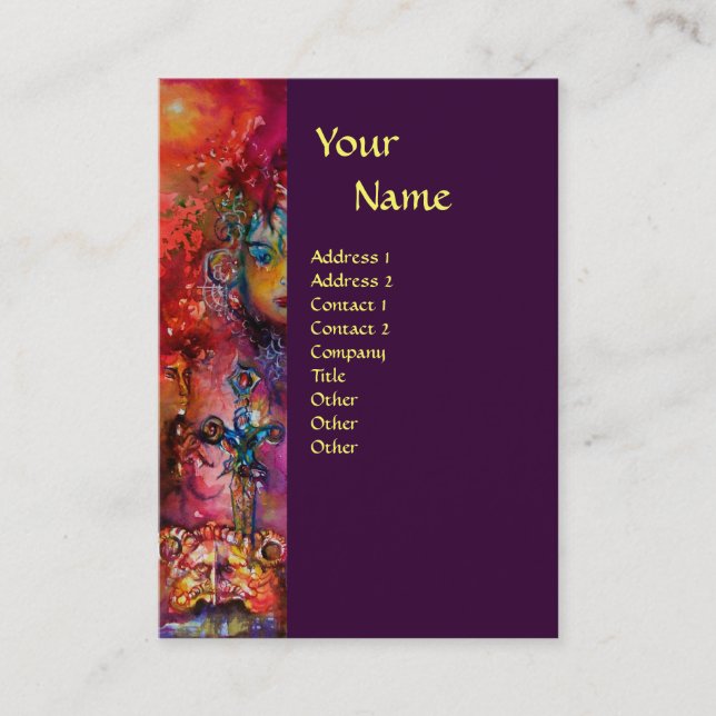 EXCALIBUR Monogram Business Card (Front)