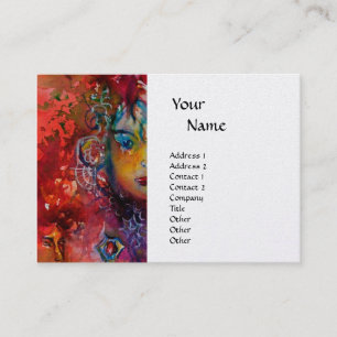EXCALIBUR monogram pearl paper Business Card
