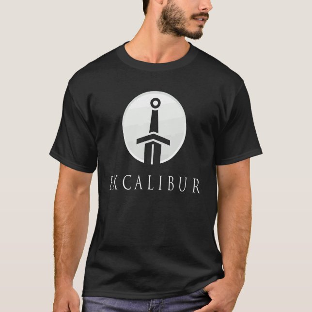 Excalibur The Legendary Sword In The Stone Of King T-Shirt (Front)