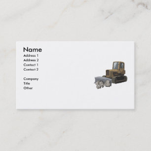 excavacting business card