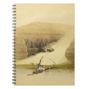 Excavated Temple of Abu Simbel, from "Egypt and Nu Spiral Notebook