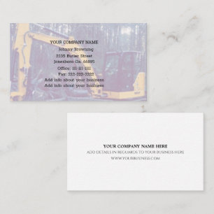 Excavation Service Business Card