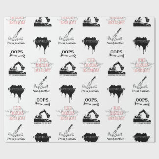 Excavation Wrapping Paper