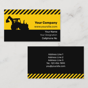 Excavator Business Card