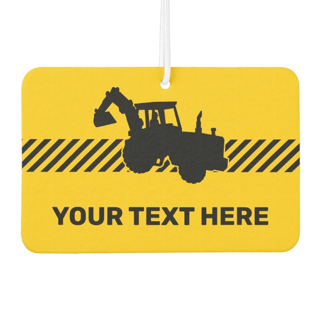 Excavator Car Air Freshener (Front)