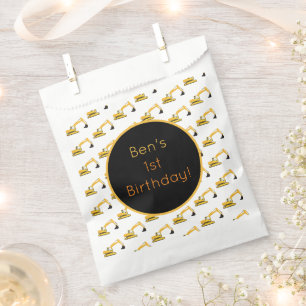 Excavator Construction Trucks Favour Bags