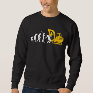 Excavator Driver Excavator Guide Construction Work Sweatshirt