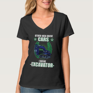 Excavator excavator driver vehicles construction s T-Shirt