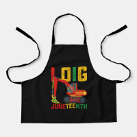 Excavator I Dig Juneteenth Kids
