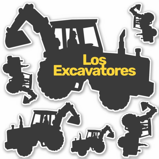 Excavator Icon Set (Front)