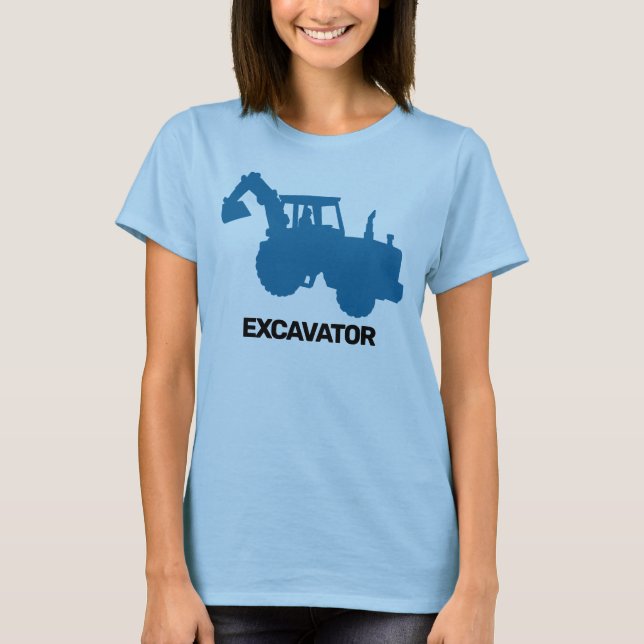 Excavator Icon T-Shirt (Front)