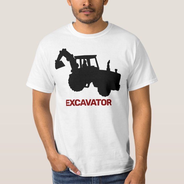 Excavator Icon T-Shirt (Front)