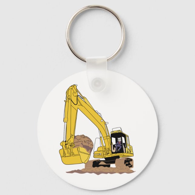 Excavator Key Ring (Front)