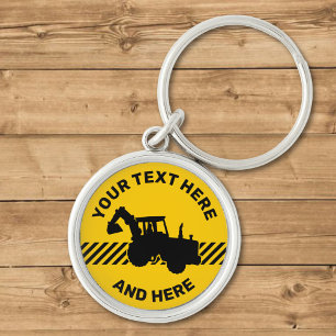 Excavator Key Ring