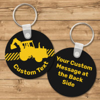 Excavator Keychain