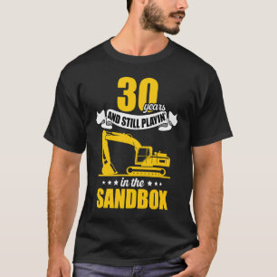 Excavator Operator 30 Years Birthday T-Shirt