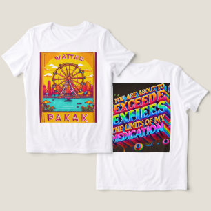  Exceed the Limits of My Medication" T-Shirt Tri-Blend Shirt