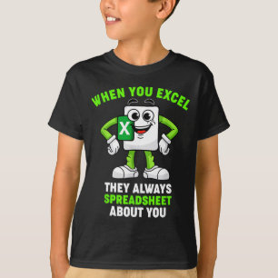 Excel Coworker Birthday Employee Farewell Goodbye  T-Shirt